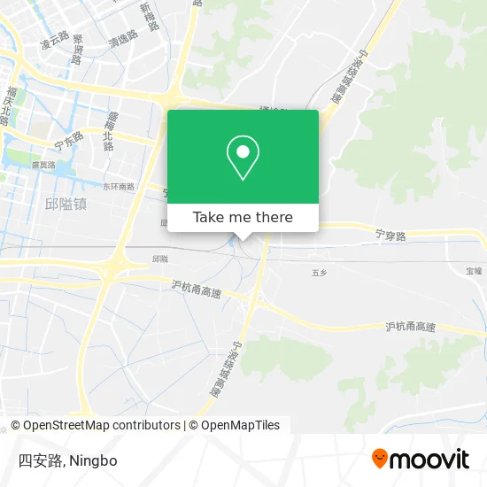 四安路 map