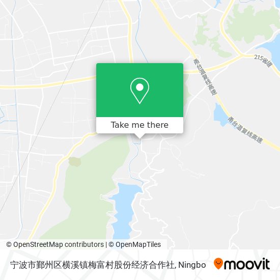 宁波市鄞州区横溪镇梅富村股份经济合作社 map