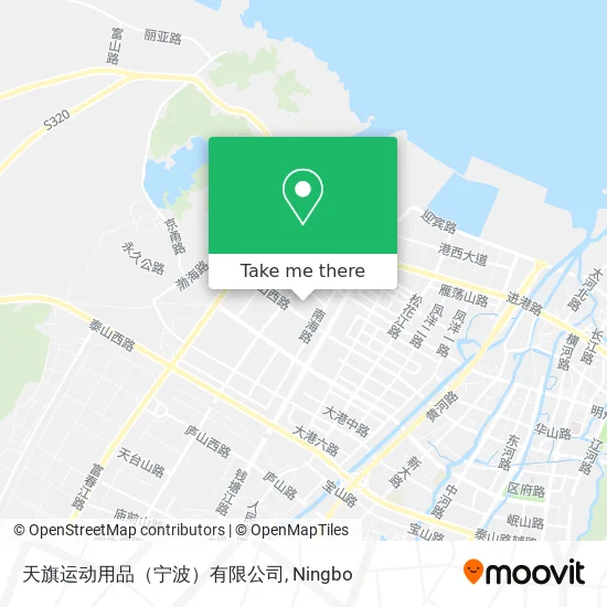 天旗运动用品（宁波）有限公司 map