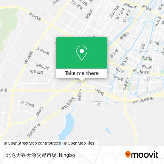 北仑大碶天源交易市场 map