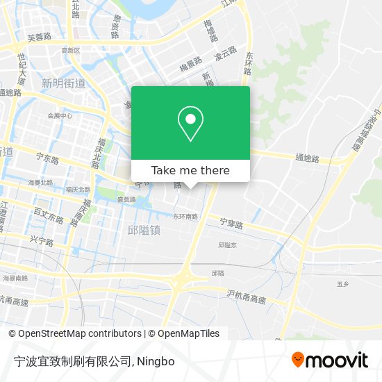 宁波宜致制刷有限公司 map