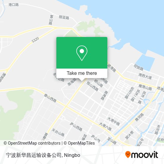 宁波新华昌运输设备公司 map