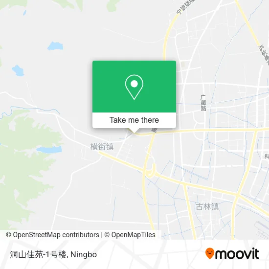 洞山佳苑-1号楼 map