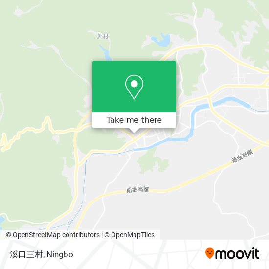 溪口三村 map