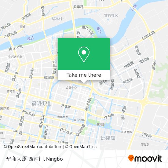 华商大厦-西南门 map