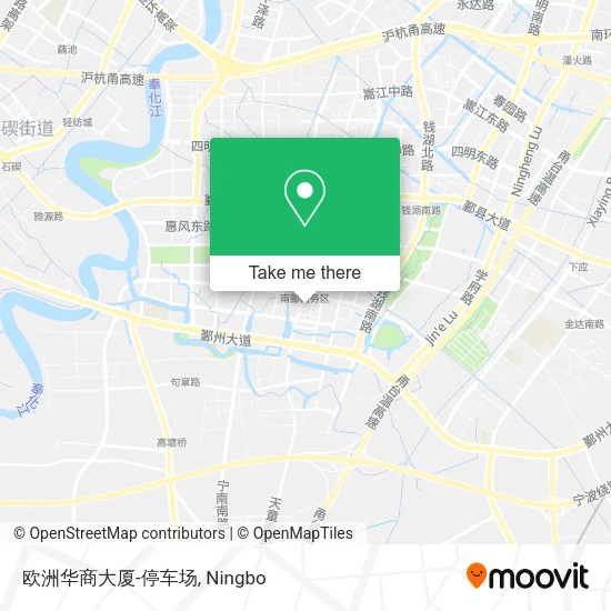欧洲华商大厦-停车场 map