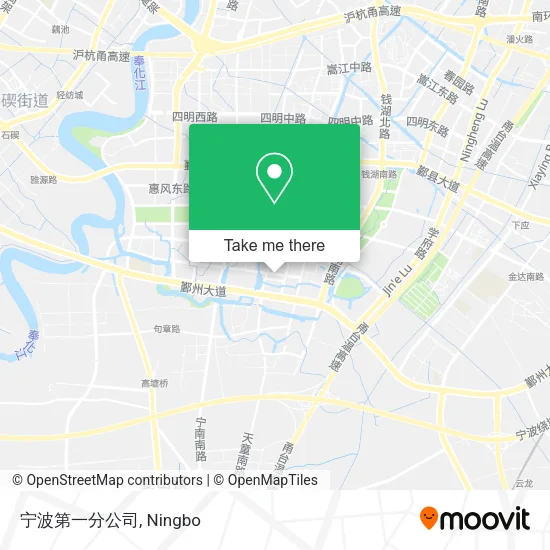 宁波第一分公司 map