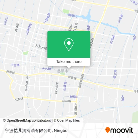宁波恺儿润滑油有限公司 map