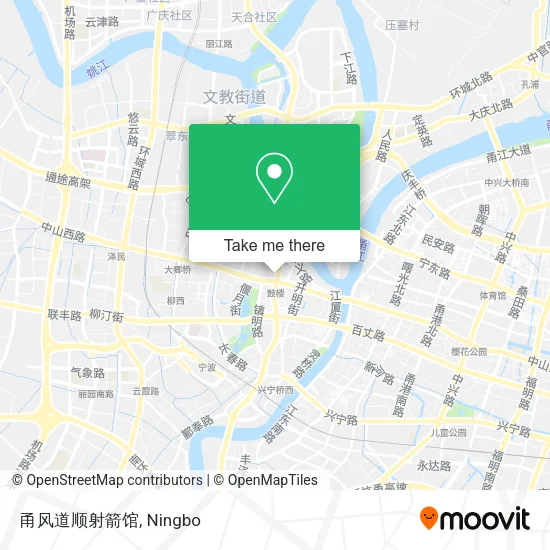 甬风道顺射箭馆 map