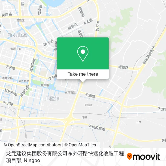 龙元建设集团股份有限公司东外环路快速化改造工程项目部 map