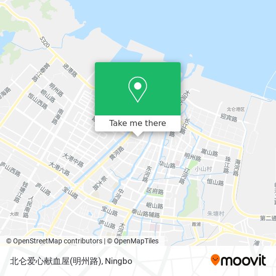 北仑爱心献血屋(明州路) map