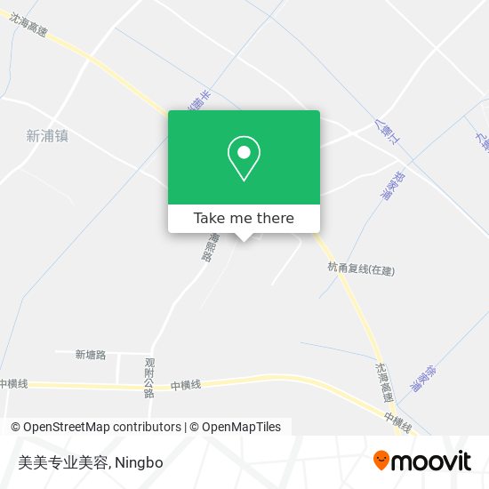 美美专业美容 map