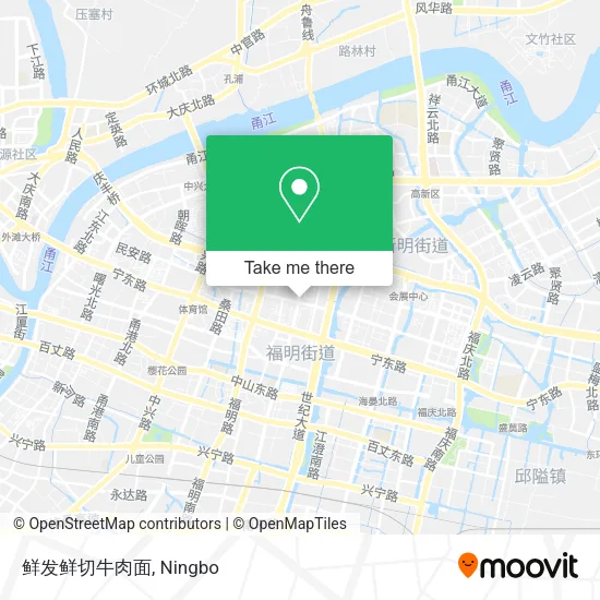 鲜发鲜切牛肉面 map