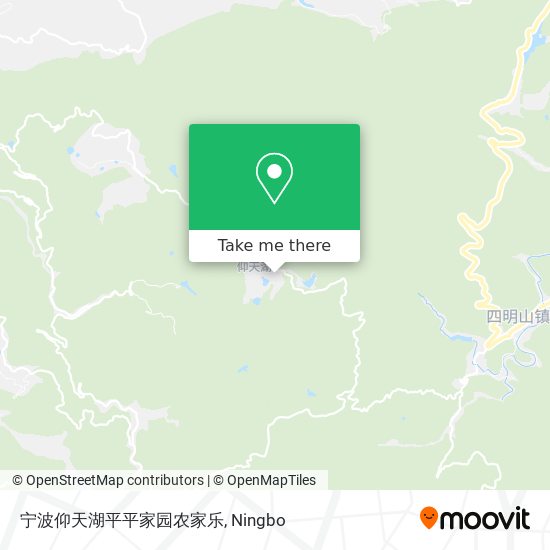 宁波仰天湖平平家园农家乐 map