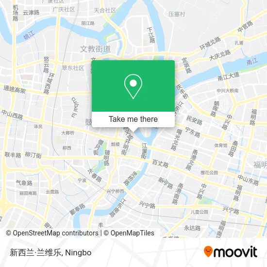 新西兰·兰维乐 map