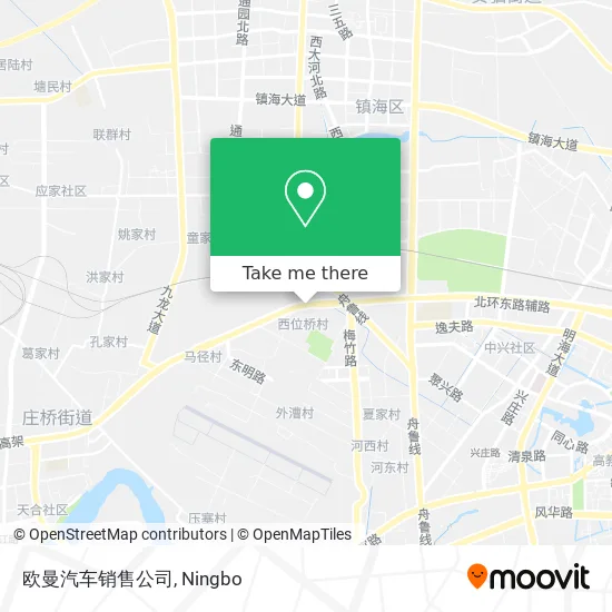 欧曼汽车销售公司 map