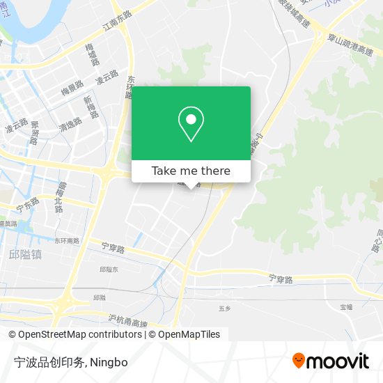 宁波品创印务 map
