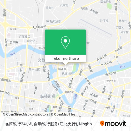 临商银行24小时自助银行服务(江北支行) map
