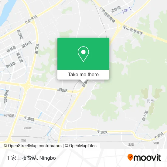 丁家山收费站 map