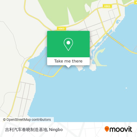 吉利汽车春晓制造基地 map