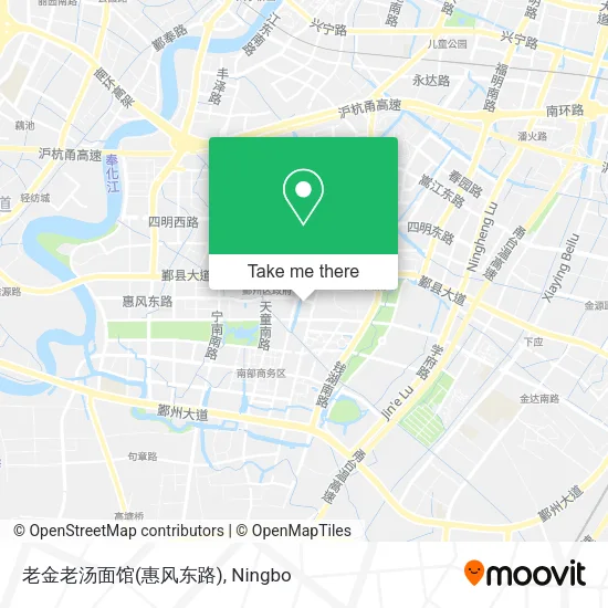 老金老汤面馆(惠风东路) map