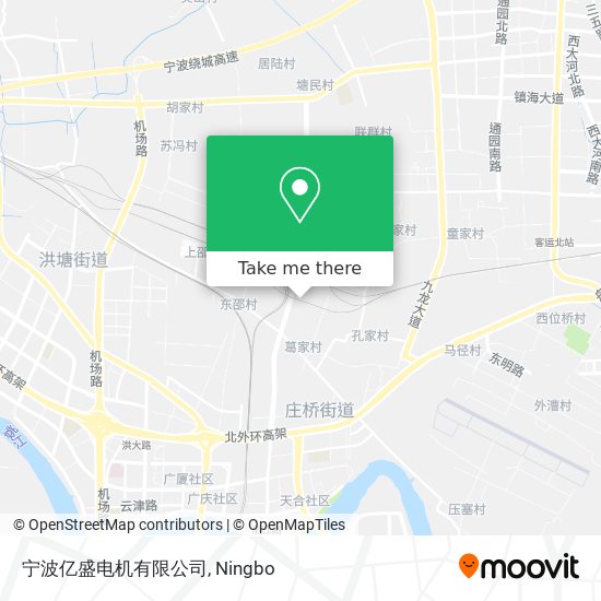 宁波亿盛电机有限公司 map