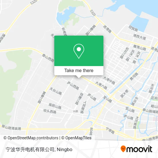 宁波华升电机有限公司 map