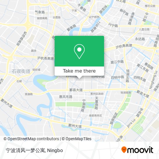 宁波清风一梦公寓 map