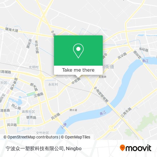 宁波众一塑胶科技有限公司 map