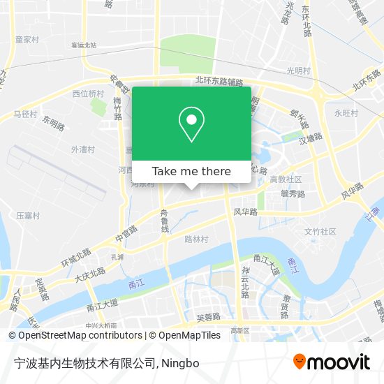 宁波基内生物技术有限公司 map