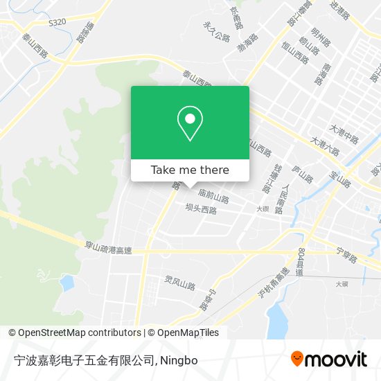 宁波嘉彰电子五金有限公司 map