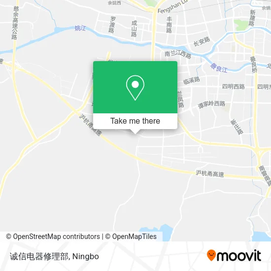 诚信电器修理部 map