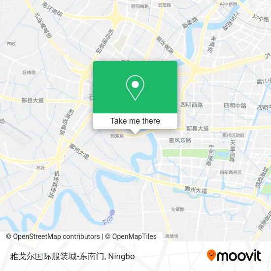 雅戈尔国际服装城-东南门 map