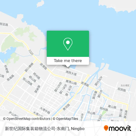 新世纪国际集装箱物流公司-东南门 map