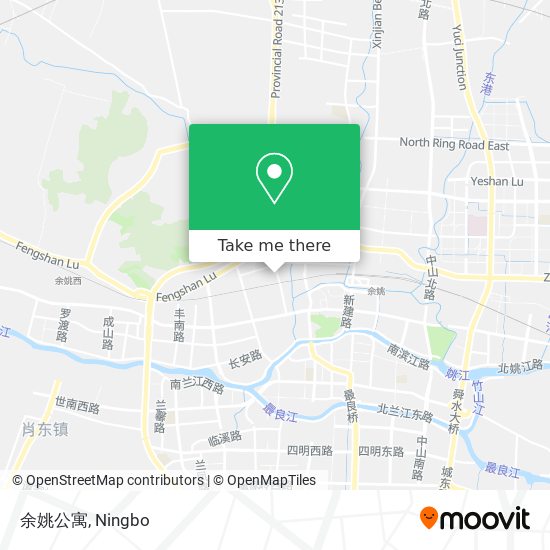 余姚公寓 map