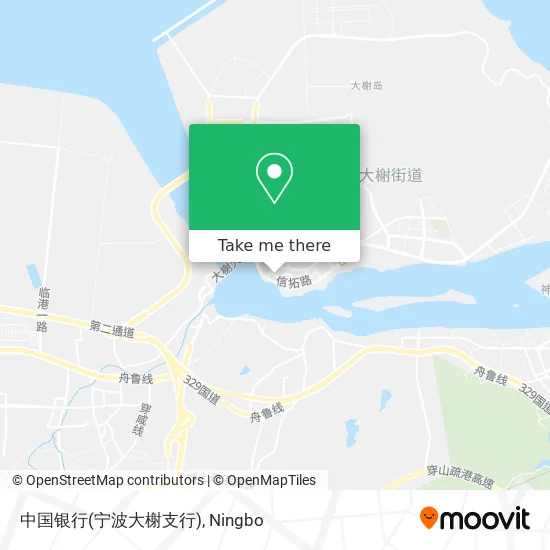 中国银行(宁波大榭支行) map