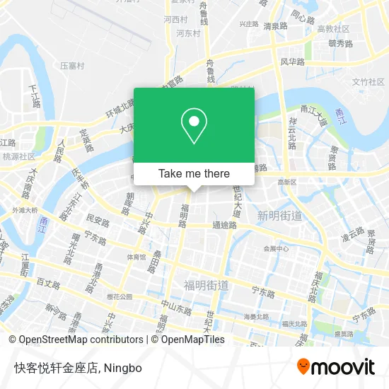 快客悦轩金座店 map
