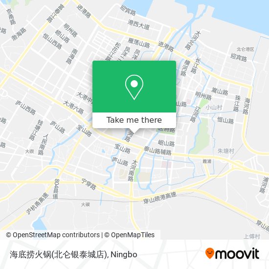 海底捞火锅(北仑银泰城店) map