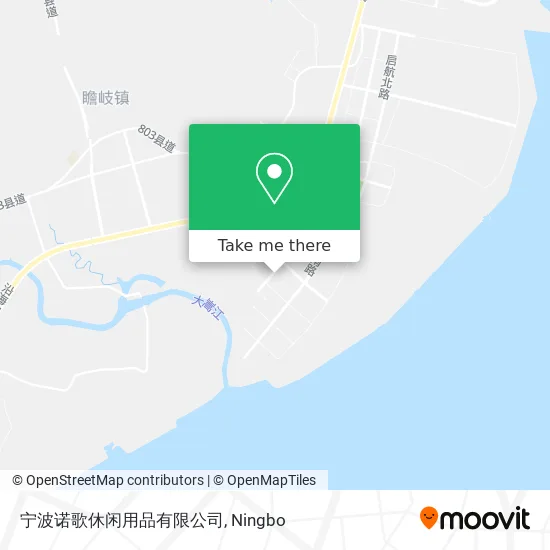 宁波诺歌休闲用品有限公司 map