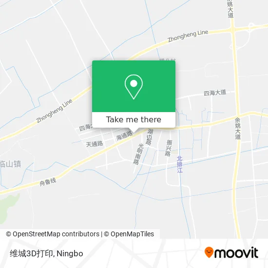 维城3D打印 map