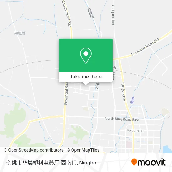 余姚市华晨塑料电器厂-西南门 map