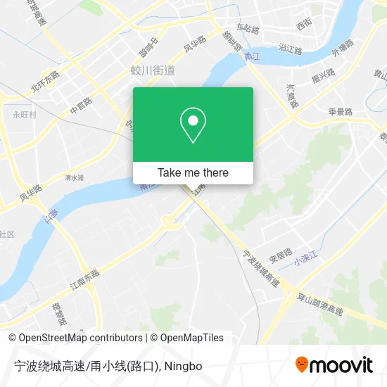 宁波绕城高速/甬小线(路口) map