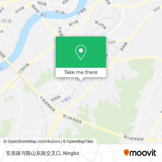 安居路与陈山东路交叉口 map