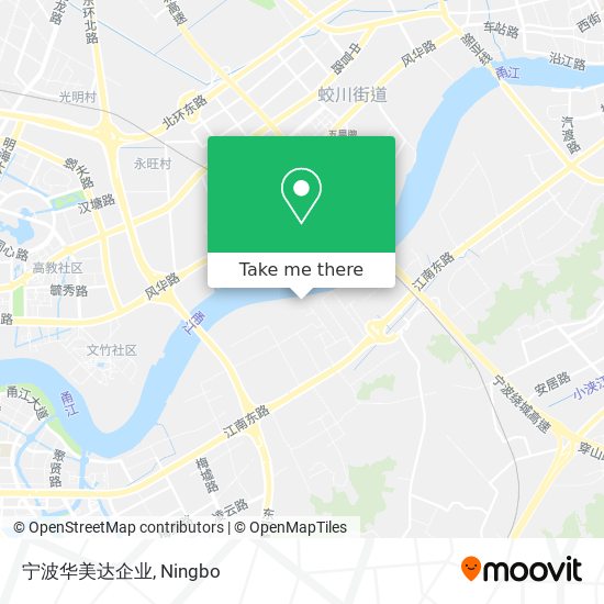 宁波华美达企业 map