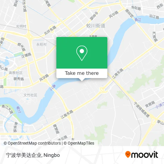 宁波华美达企业 map