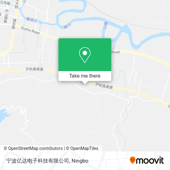 宁波亿达电子科技有限公司 map