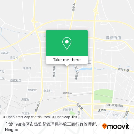 宁波市镇海区市场监督管理局骆驼工商行政管理所 map
