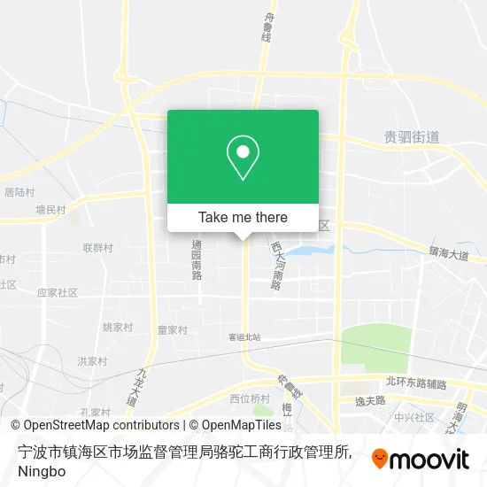宁波市镇海区市场监督管理局骆驼工商行政管理所 map