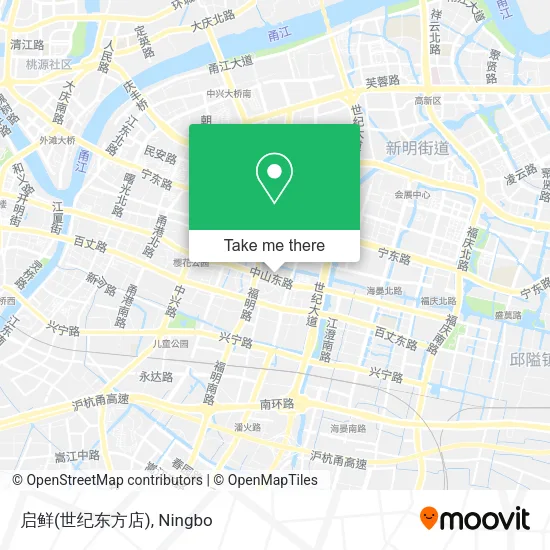 启鲜(世纪东方店) map