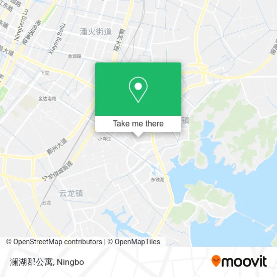 澜湖郡公寓 map